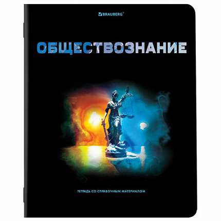 Тетради предметные, КОМПЛЕКТ 12 ПРЕДМЕТОВ, 48 л., глянцевый УФ-лак, BRAUBERG, "SHADE", 404324