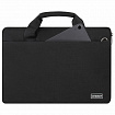 Сумка портфель HEIKKI PROFITABLE (ХЕЙКИ) с отделением для ноутбука 14", 2 кармана, черная, 26х36х3 см, 272598