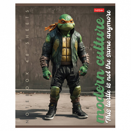 Тетрадь А5 48 л., HATBER скоба, клетка, обложка картон, "Те самые герои" (микс в спайке), 088617, 48Т5В1