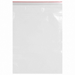 Пакеты с замком ZIP-LOCK "зиплок", комплект 100 шт., 200х250 мм, ПВД, толщина 35 мкм, STAFF, 608167