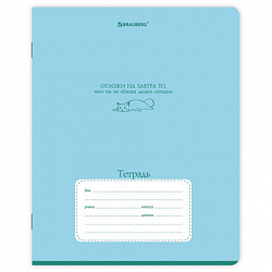 Тетрадь 18л. BRAUBERG линия, обложка картон, PHRASES, 107785