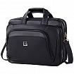 Сумка портфель BRAUBERG CARBON с отделением для ноутбука 15-16", 2 отделения, экокожа, черная, 32х41х12 см, 240399