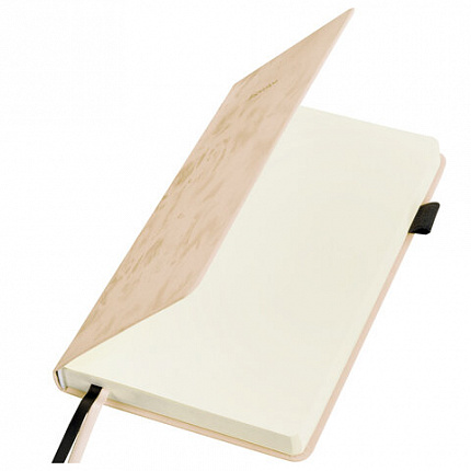 Ежедневник недатированный А5 138x213 мм, BRAUBERG "Velvet", резинка, держатель, 160 л., розовый, 116246