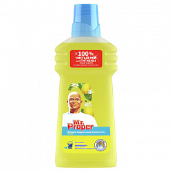 Средство для мытья пола и стен 500 мл, MR.PROPER (Мистер Пропер) "Лимон"