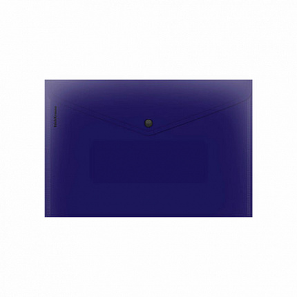 Папка-конверт с кнопкой ERICH KRAUSE "Soft Reef", A4, до 120 листов, непрозрачная, ассорти, 0,18 мм, 62956