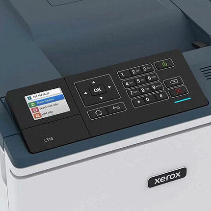 Принтер лазерный ЦВЕТНОЙ XEROX C310, А4, 33 стр./мин., 80000 стр./мес, ДУПЛЕКС, Wi-Fi, сетевая карта, C310V_DNI