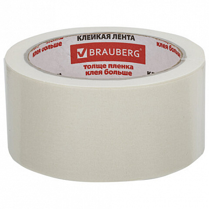 Клейкая лента малярная креппированная 48 мм x 25 м (реальная длина!), профессиональная, BRAUBERG, 226428