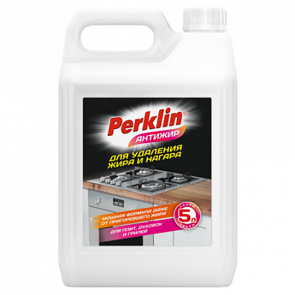 Средство для чистки плит, духовок, грилей от жира/нагара PERKLIN (ПЕРКЛИН) АНТИЖИР, 5 л, 700612
