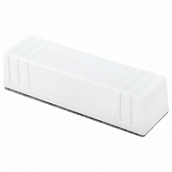 Стиратель магнитный для доски (45х145 мм) + 5 сменных салфеток, BRAUBERG "Standard", цвет белый, 238792