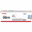 Картридж лазерный CANON (069HC) i-SENSYS LBP673Cdw/MF752Cdw/MF754Cdw, голубой, ресурс 5500 стр., ОРИГИНАЛЬНЫЙ, 5097C002