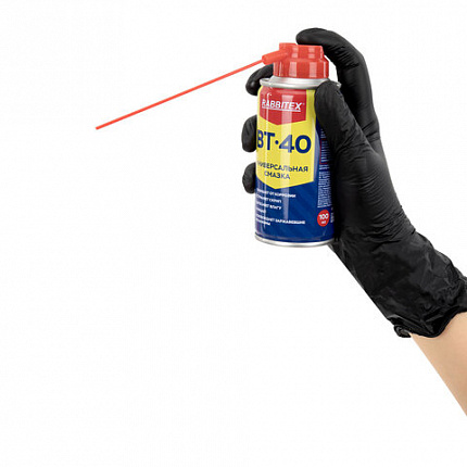 Смазка универсальная проникающая BT-40 (аналог WD-40) 100 мл, аэрозоль с трубочкой, RABBITEX (РАББИТЕКС), 700295