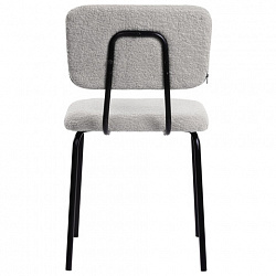 Стулья BRABIX "Ideal CF-080", КОМПЛЕКТ 4 шт., черный каркас, букле серый, 533256