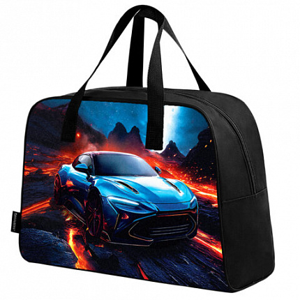 Сумка для занятий BRAUBERG с ручками, 35x25x15 см, "Risky ride", 274628
