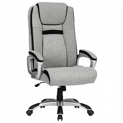 Кресло BRABIX PREMIUM "Regular EX-554", пружинный блок, ткань, серое/черные вставки, 533205