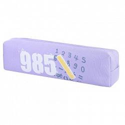 Пенал ЮНЛАНДИЯ ЮНИОР, 1 отделение, полиэстер, "Мир цифр", 20х6х4 см, 273807