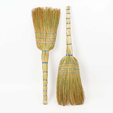 Веник сорго 6-ти прошивной ЛЮБАША "ПРЕМИУМ", длина 79 см, 604230