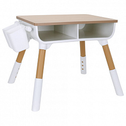 Стол детский + стул BRABIX KIDS CS-001, растущий, 2-7 лет, ЛДСП, пластик, 533288