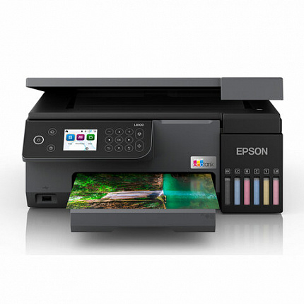 МФУ струйное EPSON L8100 "3 в 1", А4, 22 стр./мин, 5760х1440, печать на CD/DVD, Wi-Fi, СНПЧ, C11CK94402