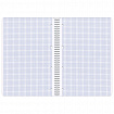 Тетрадь А4, 96 листов, BRAUBERG, гребень, клетка, обложка картон, ОДИН ЦВЕТ, 401882