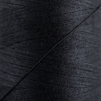 Нитки швейные 40/2 5000 ярд. (4572 м), Набор 4 цвета, белый/серый/синий/черный, DEVELIA (ДЕВЕЛИА), 665619