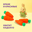 Набор ластиков фигурных ЮНЛАНДИЯ "Зайчик и урожай", 5 шт., ассорти, 229596