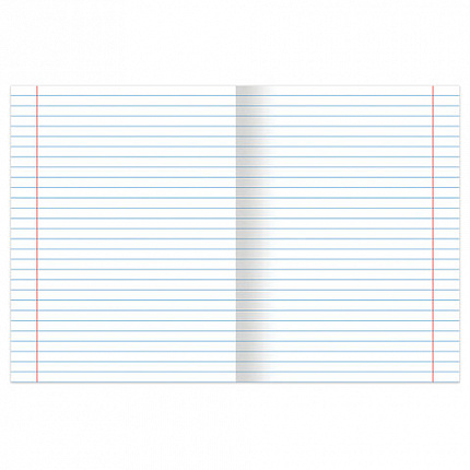 Тетрадь А5 48 л. BRAUBERG скоба, линия, обложка картон, "Magical Colors" (микс в спайке), 404385