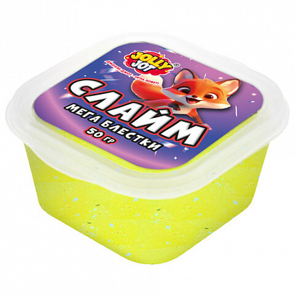 Слайм МИКС, 50 г, АССОРТИ, 8 видов, JOLLY JOT (ДЖОЛЛИ ДЖОТ), 667320