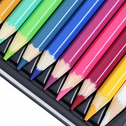 Карандаши цветные акварельные художественные KOH-I-NOOR "Mondeluz", 24 цвета, кисть, точилка, европодвес, 3711/24, 3711024003KZ