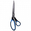 Ножницы BRAUBERG "Office-Expert" 216 мм, сине-черные, резиновые вставки, 3-х сторонняя заточка, 231563