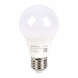 Лампа светодиодная SONNEN EXTRA, 7 (60) Вт, Е27, груша, теплый белый, 30000 ч, LED A60-7W-2700-Е27, 457889