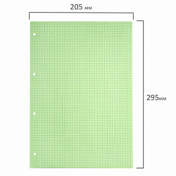 Сменный блок к тетради на кольцах БОЛЬШОЙ ФОРМАТ А4, 120 л., BRAUBERG, (4 цвета по 30 листов), 404519