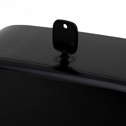 Диспенсер для полотенец LAIMA PROFESSIONAL PREMIUM BLACK (Система H3), V-сложения, черный, ABS-пластик, 609523