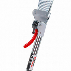 Грабли веерные проволочные раздвижные, 15 зубьев, ширина 15-58 см, черенок 115 см, ГРАНДМАСТЕР, 700348