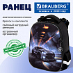 Ранец BRAUBERG ORIGINAL, 2 отделения, с брелоком, "Погоня", 38х29х16 см, 274406