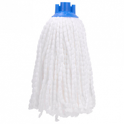 Насадка МОП веревочная для швабры, крепление еврорезьба, микрофибра, длина 24 см, 115 г, LAIMA, 603123