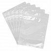 Пакеты дой-пак с замком ZIP LOCK, прозрачные, 100х150 + 30 мм, КОМПЛЕКТ 100 штук, 70 мкм, BRAUBERG, 700695
