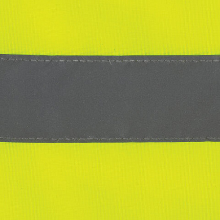 Жилет сигнальный ГОСТ, 2 светоотражающие полосы, ЛИМОННЫЙ, XXL (56-58), ПЛОТНЫЙ ГРАНДМАСТЕР, 610835