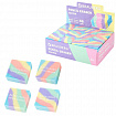 Ластик "PASTEL", 34х34х14 мм, квадратный, ассорти, ЭКО ПВХ, BRAUBERG, 273210