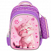 Рюкзак SNOOBAG (СНУБЭГ) MIND с пеналом в комплекте, 2 отделения, "Озорной котик", 40х28х18 см, 274443