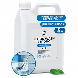 Средство концентрат для машинной и ручной мойки полов 5,6 кг, GRASS FLOOR WASH STRONG, щелочь, 125193