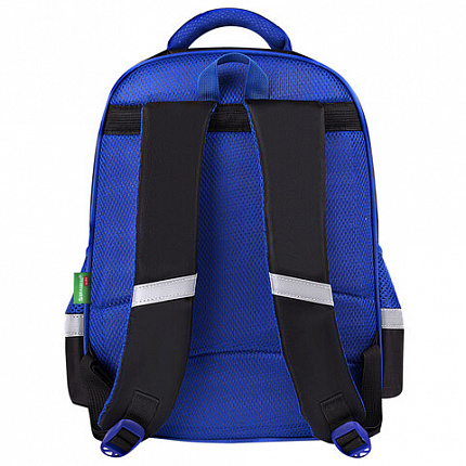 Рюкзак BRAUBERG KIDS FLOSSY, 2 отделения, 3 кармана, "Soccer Club", 3D-панель, 40х28х18 см, 273181