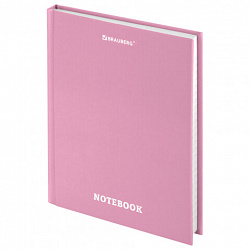 Блокнот МАЛЫЙ ФОРМАТ (110х147мм), А6, 80 л., твёрдый, клетка, BRAUBERG, МОРАНДИ, 118557