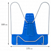 Подставка для книг и учебников ПИФАГОР КЛАССИК, пластик / металл, ассорти, европодвес, 230397