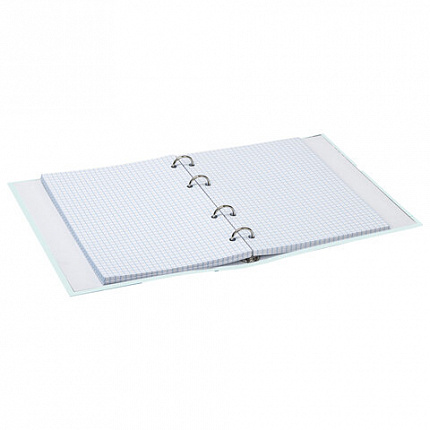 Тетрадь на кольцах А5 (165х215 мм), 120 листов, твердый картон, клетка, BRAUBERG, Discover, 404085