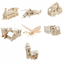 Сборная модель из дерева, АССОРТИ, РК