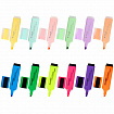 Набор текстовыделителей 12 ЦВЕТОВ на подставке, BRAUBERG "ORIGINAL NEON", линия письма 1-5 мм, 152217