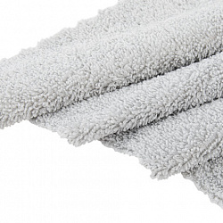 Салфетки из МИКРОФИБРЫ 30х30 см, КОМПЛЕКТ 3 шт., ULTRASONIC GREY COLOUR, 220 г/м2, LAIMA HOME, 608217