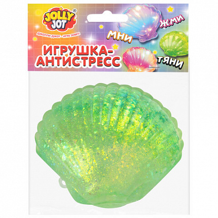 Игрушка-антистресс "РАКОВИНА", 8 см, ассорти 4 цвета, дисплей, JOLLY JOT (ДЖОЛЛИ ДЖОТ), 665814