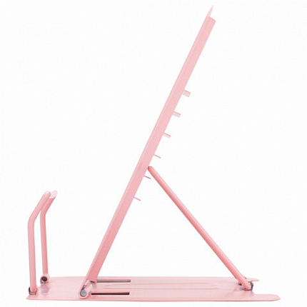 Подставка для книг и учебников ЮНЛАНДИЯ "Neon Unicorn", регулируемый угол наклона, металл, 237575