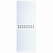 Блокнот МАЛЫЙ ФОРМАТ А7, 75х105 мм, 40 л., гребень, картон, клетка, BRAUBERG "Minimal Classic", 116430